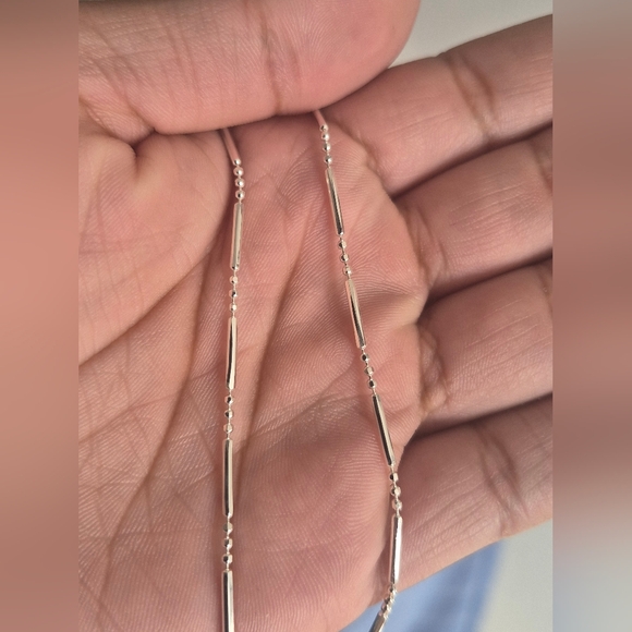 .925 Sterling Silver 16-inch Necklace Brand new - Picture 5 of 5